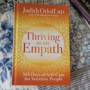 Thriving as an Empath by Judith Orloff - Orange & Yellow Hardcover